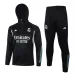 Abbigliamento sportivo con cappuccio del Real Madrid 2024/25 - Nero