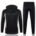 Abbigliamento sportivo con cappuccio del Real Madrid 2024/25 - Nero