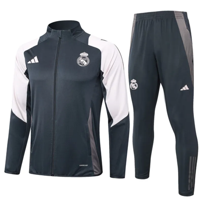 Real Madrid Children's Sports Jacket 2024/25 - Grey