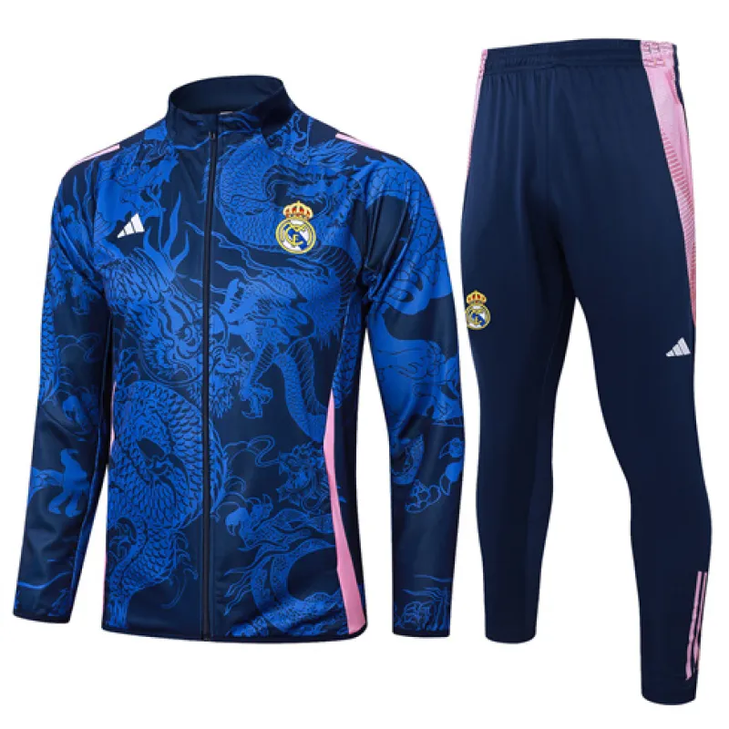 Chaqueta deportiva para niños del Real Madrid 2024/25 - Azul