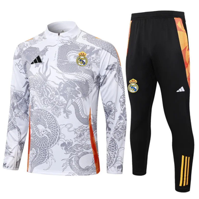 Abbigliamento sportivo per bambini del Real Madrid 2024/25 - Bianco