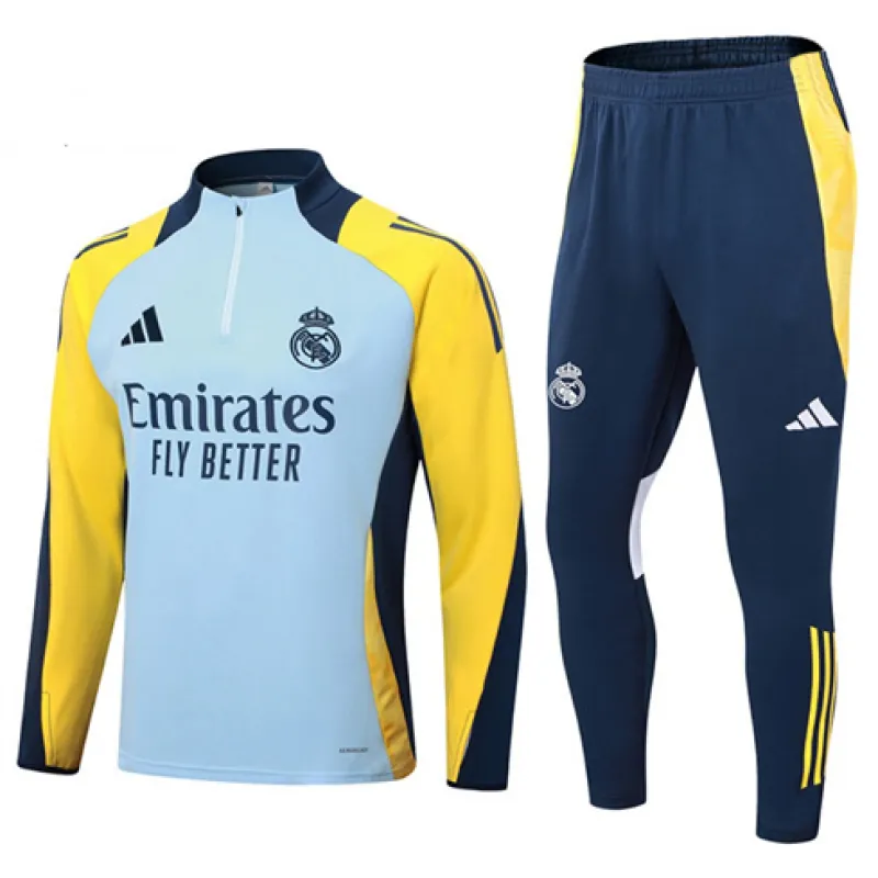 Vêtements de sport pour enfants du Real Madrid 2024/25 - Bleu