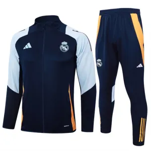 Real Madrid Kinder Sportjacke 2024/25 - Blau