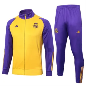 Real Madrid Kinder Sportjacke 2024/25 - Gelb