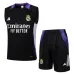 Set di bermuda e gilet del Real Madrid 2024/25 - Nero