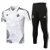 Chemise polo de formation + pantalons du Real Madrid 2024/25 - Blanc