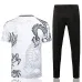 Chemise polo de formation + pantalons du Real Madrid 2024/25 - Blanc