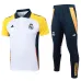 Real Madrid 2024/25 Trainings Polo Shirt und Hose Weiß Set