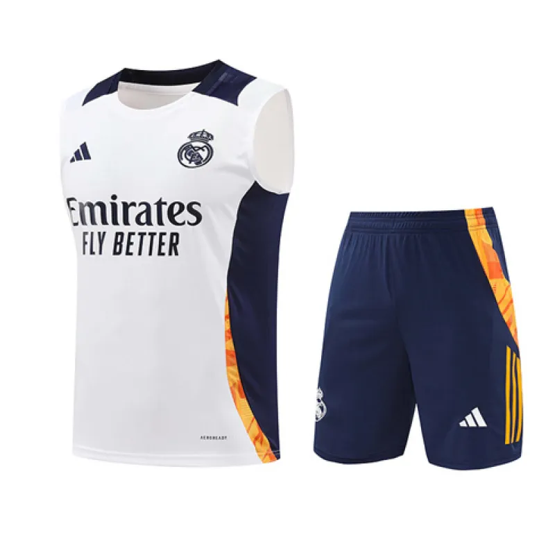 Real Madrid Shorts- und Weste-Set 2024/25 - Weiß