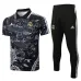 Maglia polo di allenamento + pantaloni del Real Madrid 2024/25 - Nero