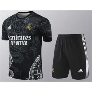 Real Madrid Trainingsjersey+Shorts 2024/25 - Schwarz
