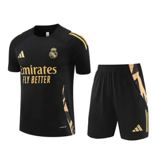 Real Madrid Kinder-Trainingsjersey + Shorts 2024/25 - Schwarz