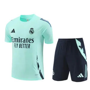Maillot de formation + shorts du Real Madrid 2024/25 - Bleu