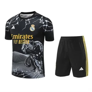 Maillot de formation+shorts du Real Madrid 2024/25 - Noir