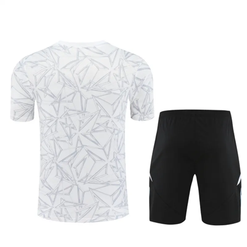Real Madrid Children's Training Jersey + Shorts 2024/25 - White