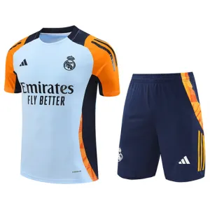 Maillot de formation + shorts du Real Madrid 2024/25 - Bleu