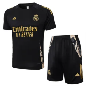 Maillot de formation+shorts du Real Madrid 2024/25 - Noir