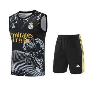 Ensemble shorts et gilet du Real Madrid 2024/25 - Noir