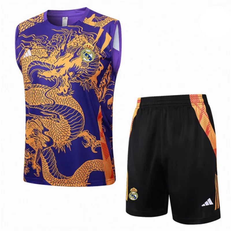 Real Madrid Shorts and Vest Set 2024/25 - Purple