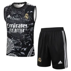 Ensemble shorts et gilet du Real Madrid 2024/25 - Noir