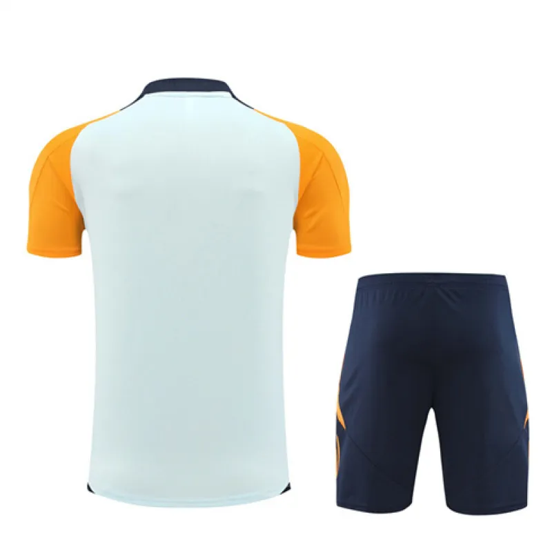 Real Madrid Children's Training Jersey + Shorts 2024/25 - White