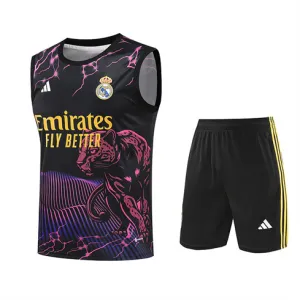 Ensemble shorts et gilet du Real Madrid 2024/25 - Noir