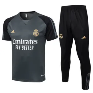 Real Madrid Trainingsjersey + lange Hosen 2024/25 - Grau