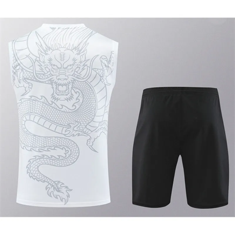 Ensemble de shorts et de gilet du Real Madrid 2024/25 - Blanc