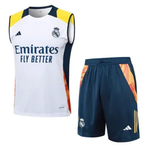 Ensemble de shorts et de gilet du Real Madrid 2024/25 - Blanc