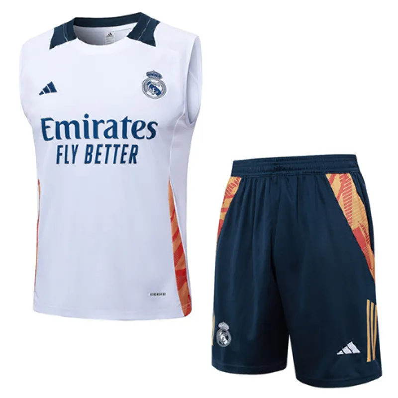 Real Madrid Shorts- und Weste-Set 2024/25 - Weiß