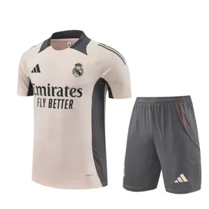 Real Madrid Kinder-Trainingsjersey + Shorts 2024/25 - Aprikose