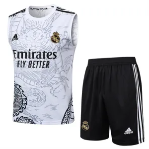 Real Madrid Shorts and Vest Set 2024/25 - White