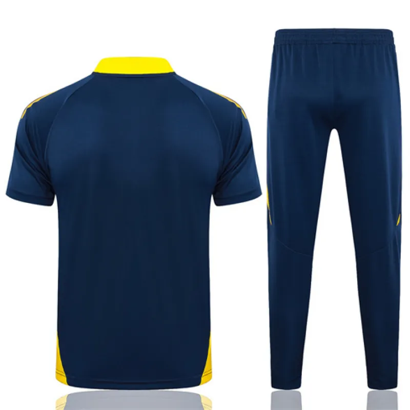 Real Madrid Trainings-Polo-Shirt + Hosen 2024/25 - Blau