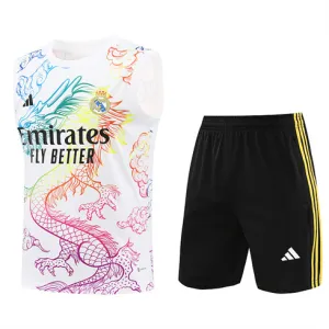 Real Madrid Shorts and Vest Set 2024/25 - White