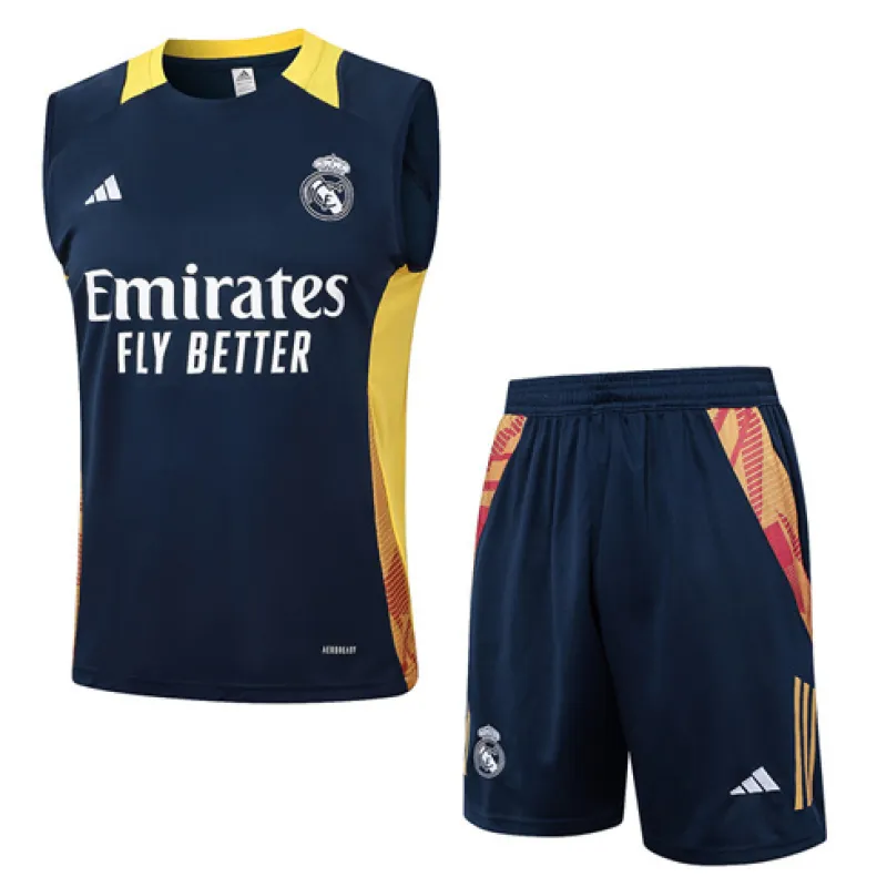 Set di shorts e gilet del Real Madrid 2024/25 - Blu