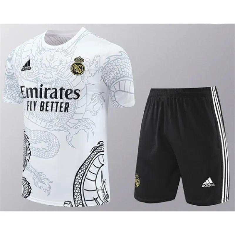 Real Madrid Training Jersey + Shorts 2024/25 - White