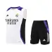 Ensemble de shorts et de gilet du Real Madrid 2024/25 - Blanc