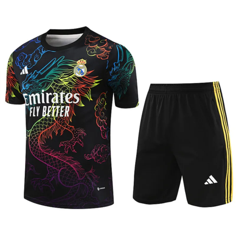 Real Madrid Training Jersey+Shorts 2024/25 - Black