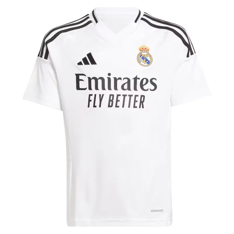 Real Madrid 2024/25 Home Kids' Jersey Set - White
