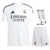 Real Madrid 2024/25 Home Kids' Jersey Set - White