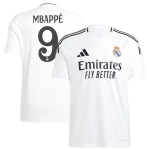 Mbappé - Maillot domicile de Real Madrid 2024/25 - Blanc