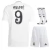 Mbappé - Set di maglia per bambini di casa di Real Madrid 2024/25 - Bianco