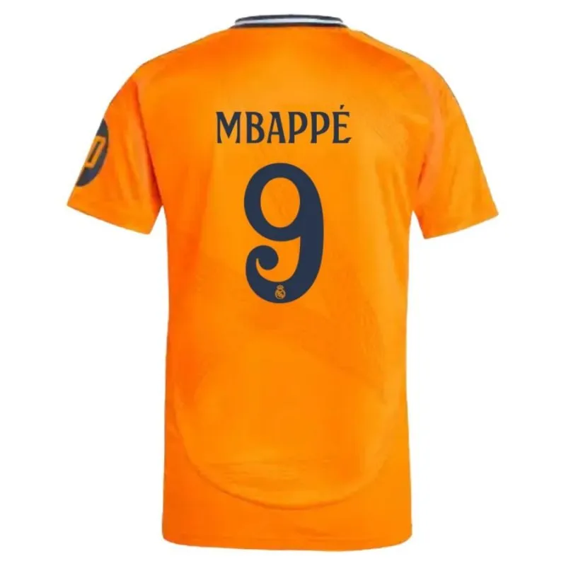 Mbappé - Auswärtsspiel - Kinder - Trikot von Real Madrid 2024/25 - Orange