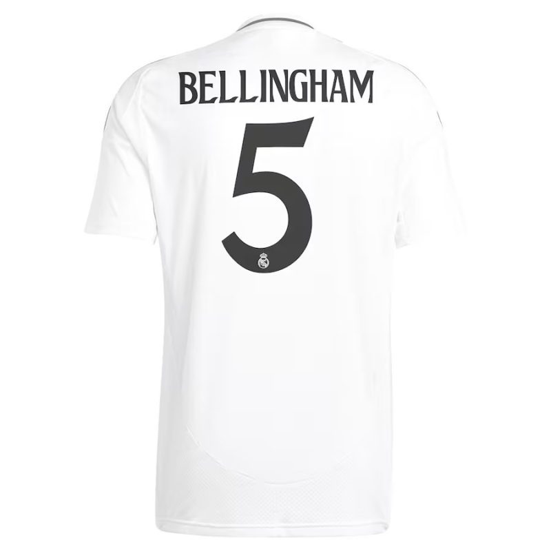 BELLINGHAM - Maillot domicile de Real Madrid 2024/25 - Blanc