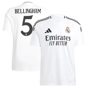 BELLINGHAM - Maillot domicile de Real Madrid 2024/25 - Blanc