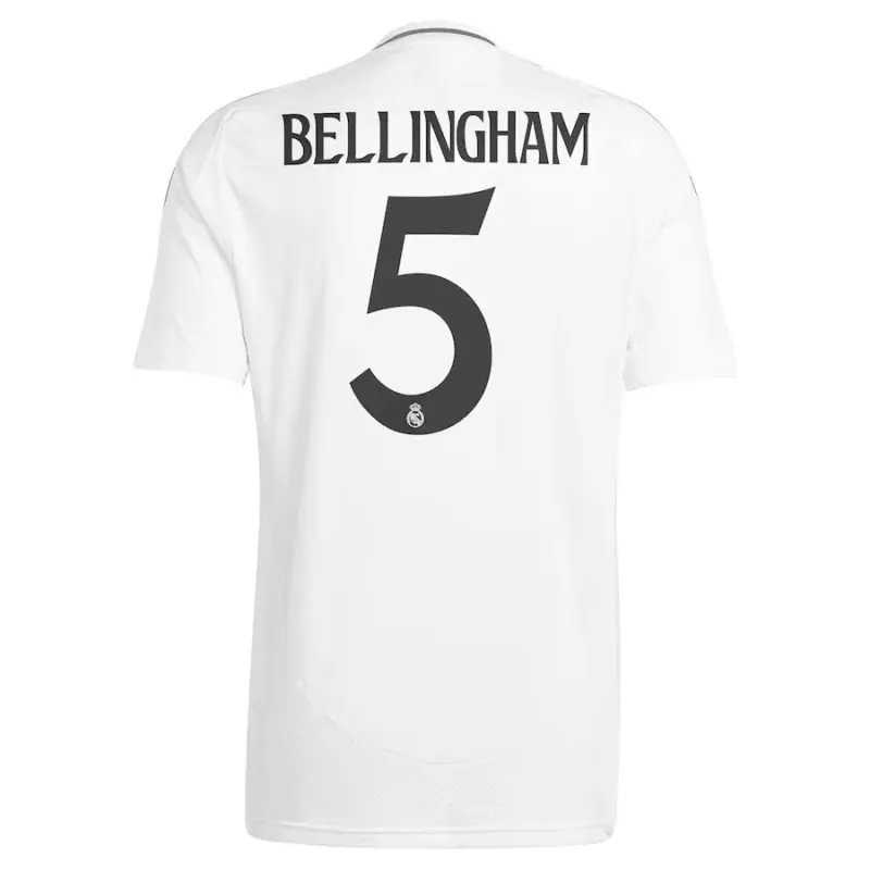 Bellingham Real Madrid 2024/25 Home Kids' Jersey Set - White