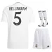 Bellingham Real Madrid 2024/25 Home Kids' Jersey Set - White