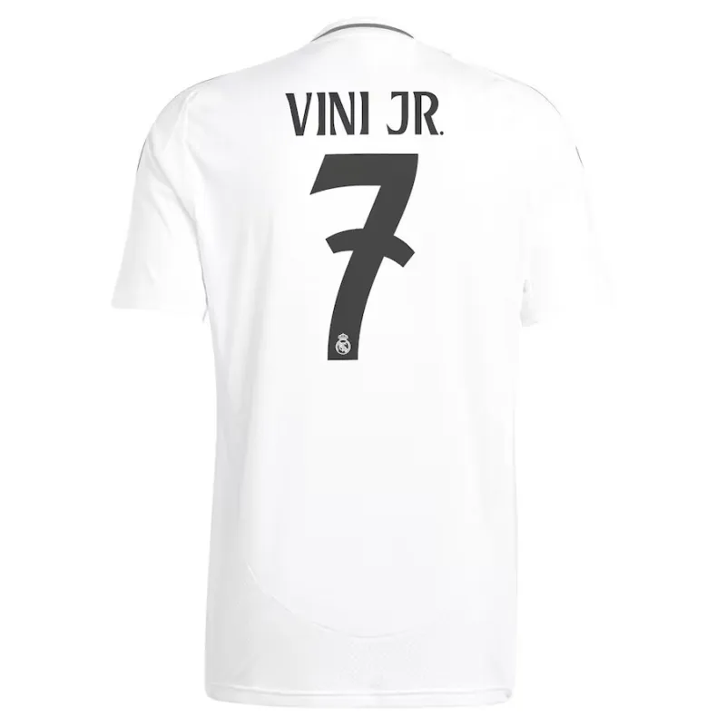 VINI JR - Ensemble de maillot pour enfants de domicile de Real Madrid 2024/25 - Blanc