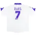 Raúl  Real Madrid Retro Jersey 1997/98 Home - White