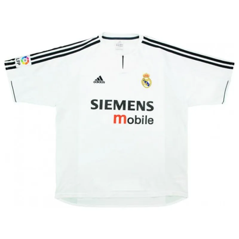 Raúl  Real Madrid Retro Jersey 2003/04 Home - White